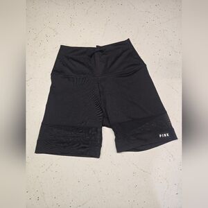 PINK Victoria's Secret Women's Black Bike Shorts